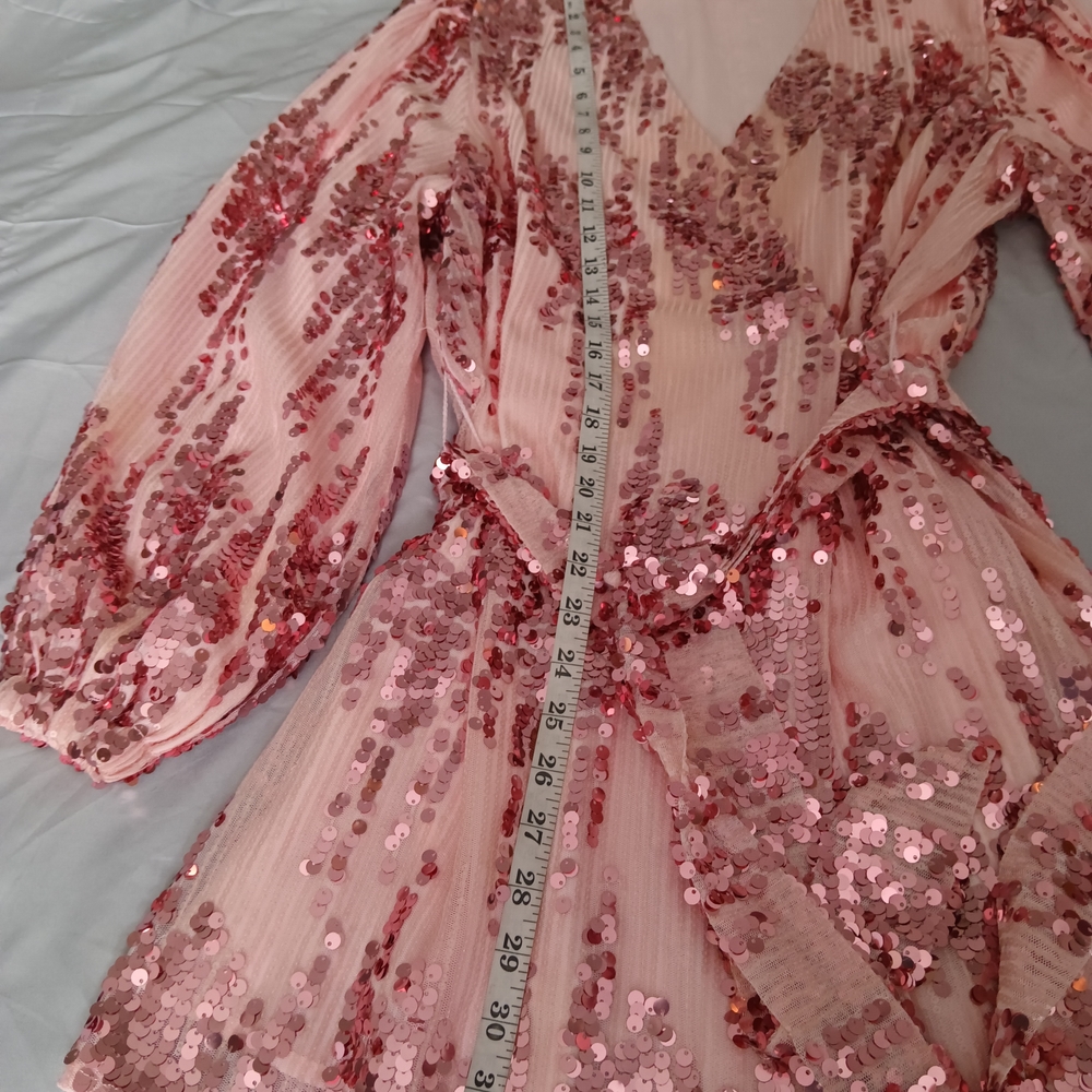 Buddy Love Pink Sequin Mini Dress - Picture 6 of 8
